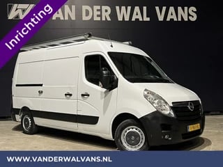 Opel Movano 2.3 CDTI 146pk L2H2 inrichting Euro6 Airco | Imperiaal | Omvormer Navigatie, Camera, Trekhaak, Cruisecontrol, Parkeersensoren, Trap, Bijrijdersbank