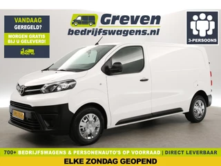 Toyota ProAce 2.0 D-4D L2H1 | 145PK | Airco | Cruise | Carplay | 3-Zits | Parkeersens.