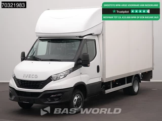 Iveco Daily 35C14 D'Hollandia Laadklep Dubbellucht 140PK Bakwagen Airco Cruise Euro6 Meubelbak Koffer Airco Cruise control