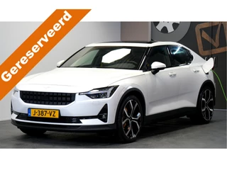 Polestar 2 Long Range Dual Motor Launch Ed. Performance 78kWh PANORAMADAK + GOOGLE NAVI + HARMAN/KARDON + STOEL-&STUURVERWARMING + ADAPT.CRUISE + PILOT ASSIST + BLIS + LANE ASSIST + MATRIX LED + 360 CAMERA + PARKSENSOREN + 20" LM-VELGEN!!