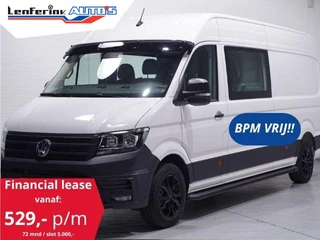 Volkswagen Crafter 2.0 TDI 140 pk L4H3 Dubbel Cabine 6p Airco, Cruise control, 17" LMV, Treeplanken, PDC V+A