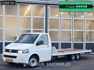 Volkswagen Transporter 140pk Fitzel Speeder 2 1500KG Nutzlast Autotransporter Cartransporter Oprijwagen Airco