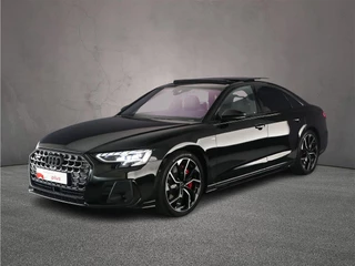 Audi A8 60 TFSI e quattro | Pano | B&O | Audi Exclusive | Head Up |  4-Wielbesturing | Entertainment | HD-Matrix | ACC | 360Cam | S-Line | Leder | Trekhaak | 21 inch | Massage |