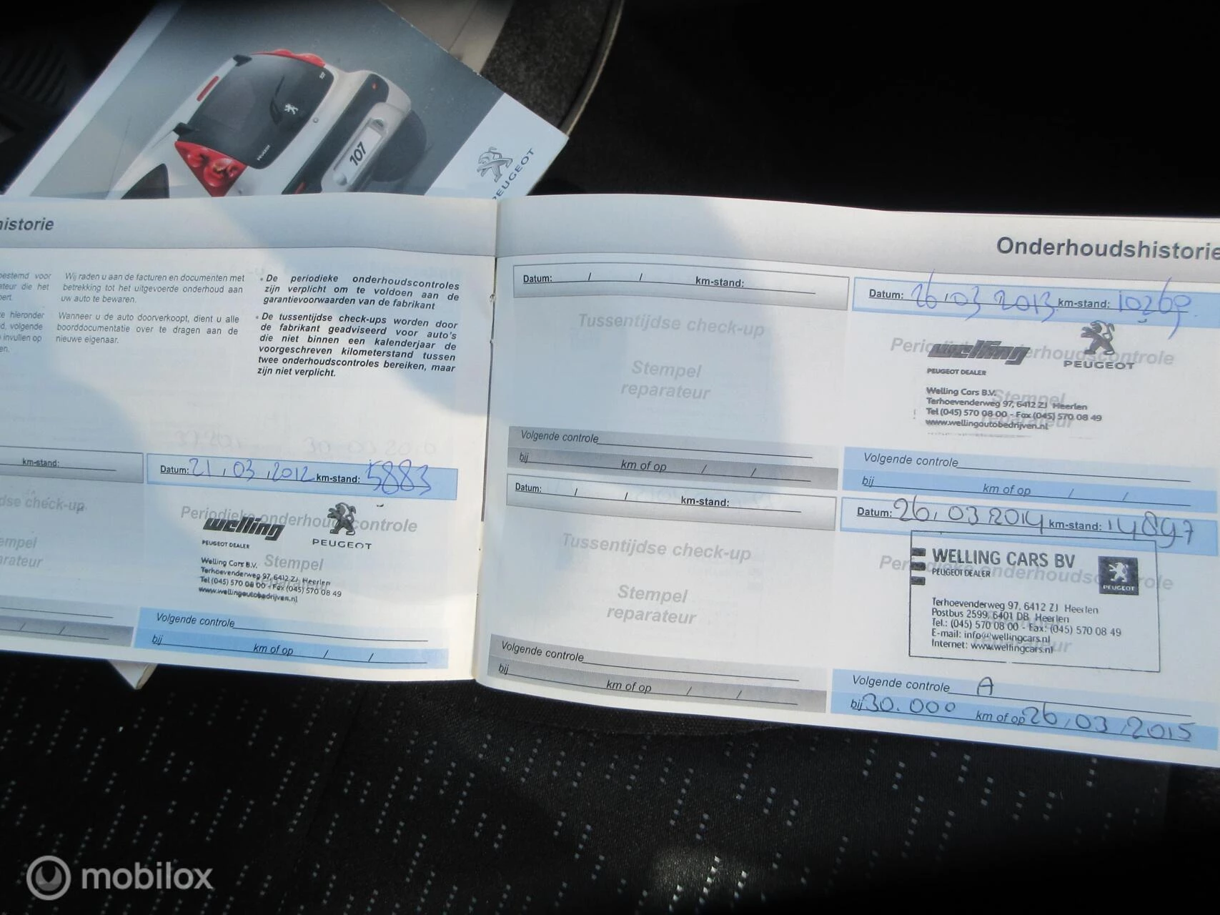 Hoofdafbeelding Peugeot 107