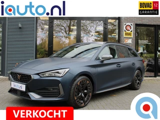 CUPRA Leon Sportstourer 1.4 e-Hybrid 180kW VZ Copper Edition Pano/LED/Leder/Kuipstoelen/Camera/Keyless/DCC/ACC/Virtual Cockpit/Dodehoek/19"
