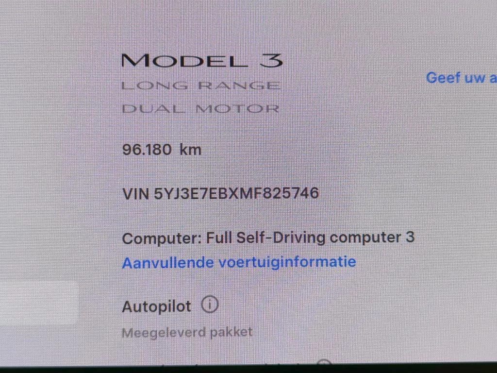 Hoofdafbeelding Tesla Model 3
