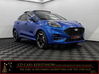Ford Puma 1.0 EcoBoost Hybrid ST-Line X Pano, Half leder, Navi, Camera, Keyless start, Cruise control, Virtual desk, Winterpakket, 2 jaar garantie