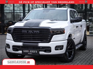 Dodge Ram Pick-Up Laramie Night | Face Lift | 420Pk 636 Nn | Extra Groot Scherm + Passagiers Scherm | Comfortabele Dubbele Cabine met Royale 5 Zitplaatsen | Nu Leverbaar uit Voorraad | Voorraad Nr 2223 - 5047