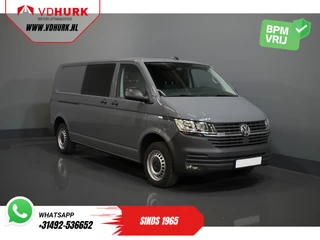 Volkswagen Transporter T6.1 2.0 TDI 150 Pk DSG Aut. L2 BPM VRIJ! DC Dubbel Cabine 4Motion/ Carplay/ Camera/ PDC/ Cruise/ Airco/ 4x4