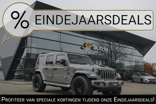 Jeep Wrangler BRUTE Richmond 380pk 4xe Hybrid Diamond leder Navigatie NLauto Stuur+stoelverwarming Clima Cruise 20" LMV CUSTOM!!