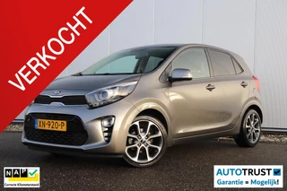 Kia Picanto 1.0 CVVT Design Edition Leder Navigatie Achteruitrijcamera Carplay Android Climate Cruise Control 16 inch LMV