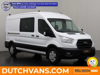 Ford Transit 2.0TDCi 130PK L3H2 Dubbele Cabine 7-Persoons | Navigatie | Camera | Airco | Leder | Cruise