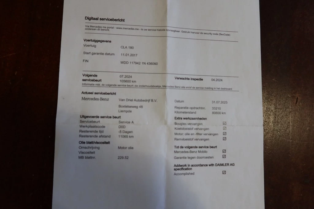 Hoofdafbeelding Mercedes-Benz CLA