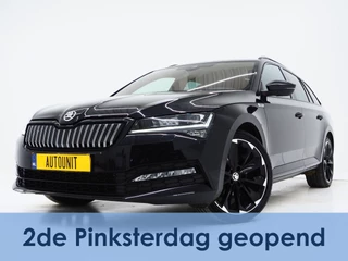 Škoda Superb Combi 1.4 TSI iV Sportline | Sportstoelen | Adaptive Cruise | Trekhaak | Keyless | Camera | Memory | Sfeerlicht