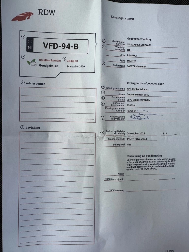 Hoofdafbeelding Renault Master