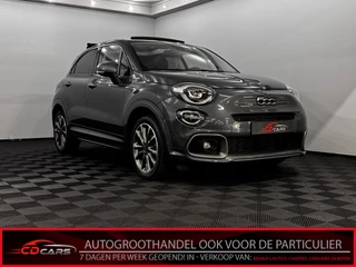 Fiat 500X 1.5 Hybrid 130PK DCT7 Sport Cabrio Half leder, Navi, Camera, Keyless start, Cruise control, Rijstrook correctie, Lichtmetalen velgen