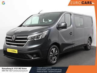 Renault Trafic 2.0 Blue dCi 150 Automaat L2H1 Adv. Dubbele Cabine Navigatie Airco Lichtmetalen velgen Betimmering Trekhaak Camera Parkeer sensoren Dab