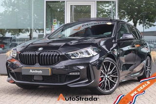 BMW 1-Serie (f40) 118i M-Sport 136pk | Leder | Kuipstoelen | LED | Sfeer | Pano | Navigatie | Carplay | Stoelverwarming