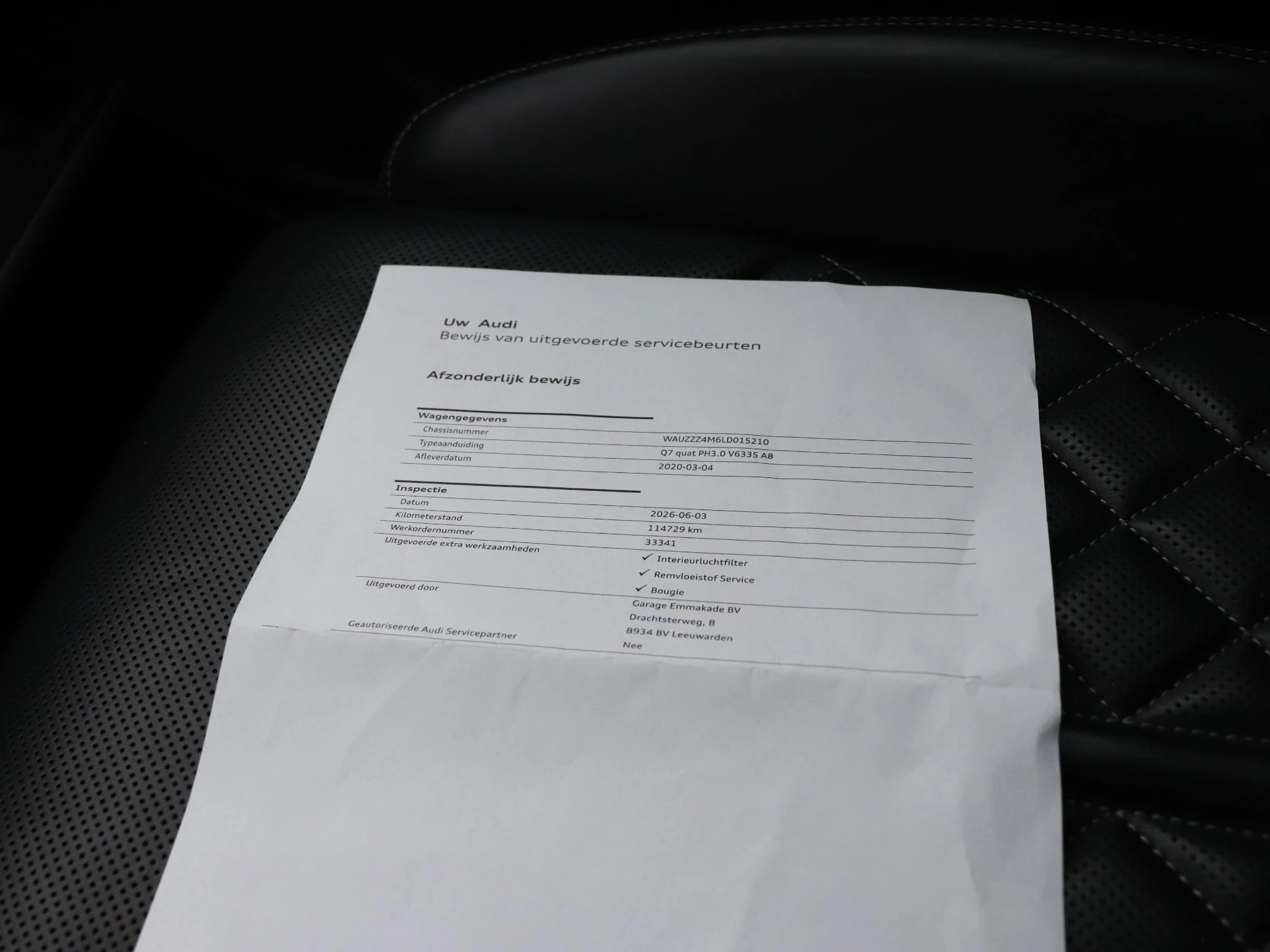 Hoofdafbeelding Audi Q7