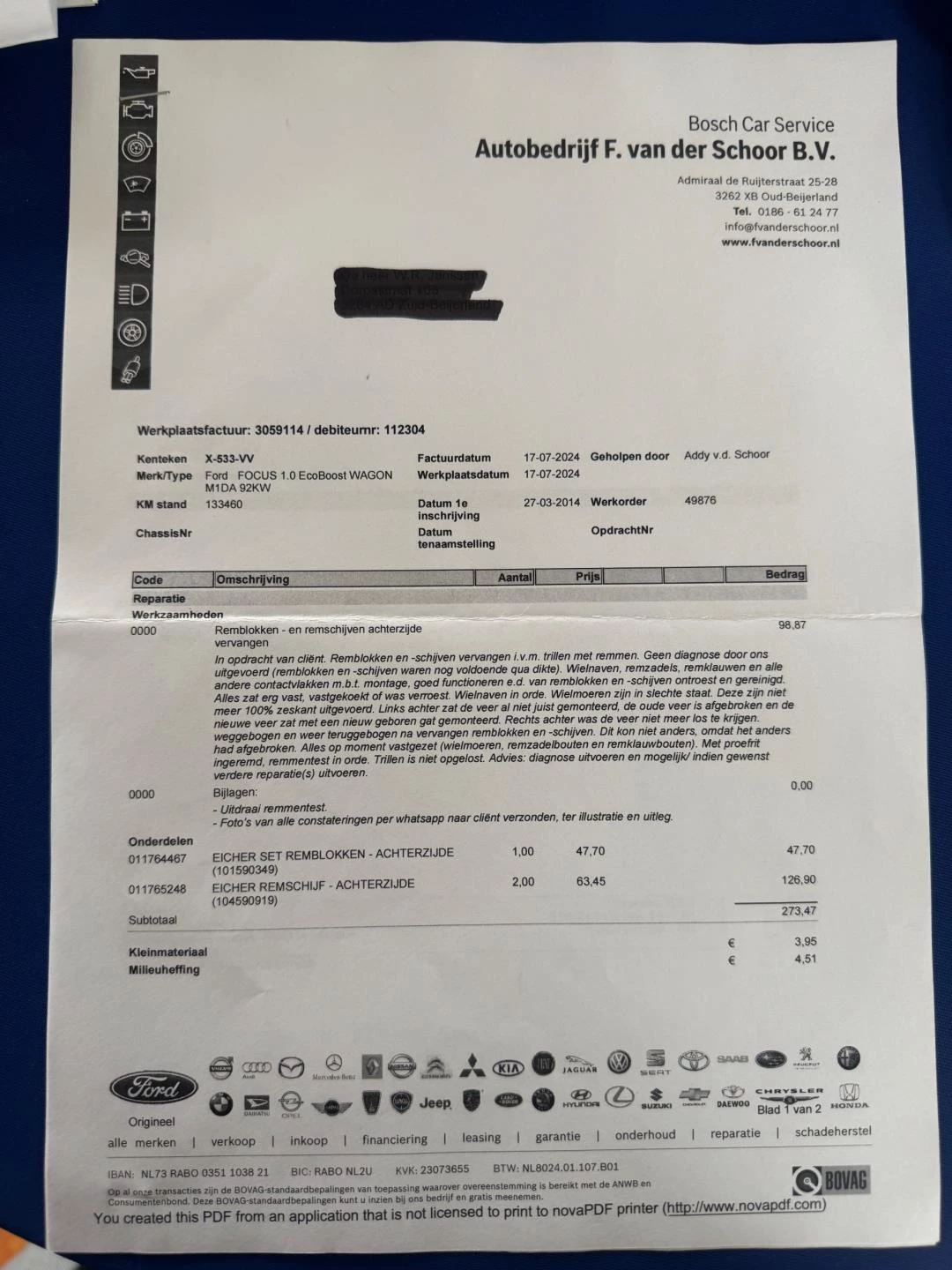 Hoofdafbeelding Ford Focus