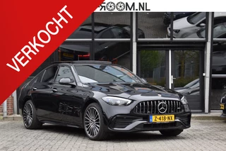 Mercedes-Benz C-klasse 300 e Luxury Line AMG Line Pano HUD Lane BURM. Stoelventi. Massage
