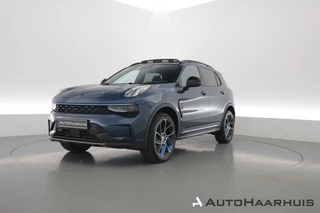 Lynk & Co 01 1.5 PHEV 261PK MY23 | Donkere hemel | S/K-panodak | 360*+ PDC | Adapt. Cruise | Memory | Stoelverw. | Elek. klep | LM 20" | Led | Nav+App.Connect