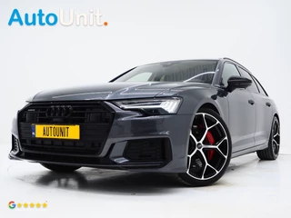 Audi A6 Avant 55 TFSI e quattro Competition Full Black | Panoramadak | Massage | Leder | 360 | Keyless | Adaptive Cruise | Sfeerlicht | Carplay