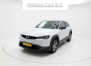 Hoofdafbeelding Mazda MX-30 SOH 92% Mazda MX-30 e-SkyActiv 145PK First Edition 36 kWh Dealer Onderhouden Head up Display Incl. BTW