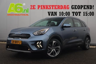 Kia Niro 1.6 GDi Hybrid DynamicLine 140PK Automaat 18 inch Half Leder Navigatie Camera Adaptive Cruise Lane Assist Clima Carplay Android