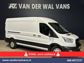 Ford Transit 2.0 TDCI 131pk L3H2 Euro6 Airco | Camera | Navigatie | Apple Carplay | Cruisecontrol Stoelverwarming, Verwarmde voorruit, Parkeersensoren, Bijrijdersbank, 2500kg trekvermogen