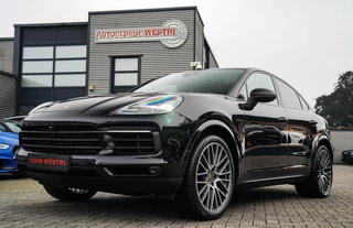 Porsche Cayenne Coupé 3.0 E-Hybrid | Sport Chrono | 22 INCH | Panorama | Head up | Trekhaak | Luchtvering | Memory stoelen 8Voudig
