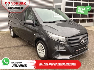 Mercedes-Benz Vito 116 CDI Aut. L3 DC Dubbel Cabine BPM VRIJ! 6 Pers./ 2xSchuifdeur/ LED/ Stoelverw./ 270Gr. Deuren/ Carplay/ Camera/ Cruise/ Trekhaak