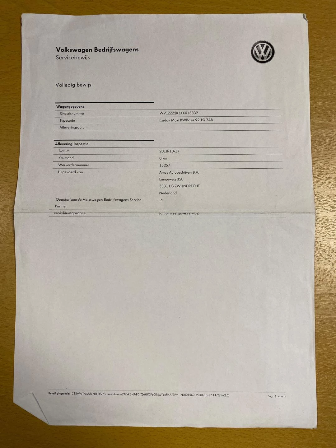 Hoofdafbeelding Volkswagen Caddy