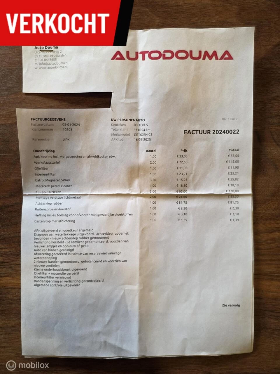 Hoofdafbeelding Citroën C1