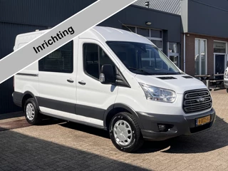 Ford Transit 350 2.2 TDCI L2H2 Werkplaats inrichting Kast Inrichting Servicewagen Trekhaak 2800kg Trekgewicht Standkachel Airco Cruise controle Sortimo 1e eigenaar Dealer onderhouden Euro 6 Bpm vrij