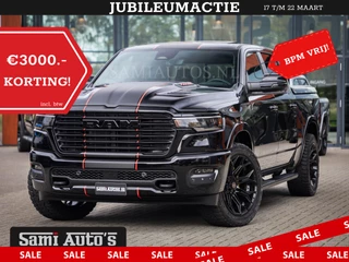 Dodge Ram Pick-Up 2025 LARAMIE SPORT HURRICANE 420PK 636 Nm | PRIJS MET LPG EN COVER EN GARANTIE | DUBBELE CABINE | PICK UP | 5 PERSOONS | DC | GRIJSKENTEKEN | VOORAAD 2189 - 9768