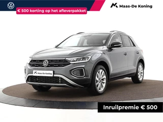 Volkswagen T-Roc 1.5 TSI 150pk DSG Life Edition · Apple/Android Car Play · Navigatie · Camera · P-Sensoren · Park Assist · 17'' Inch · Garantie t/m Februari 2027
