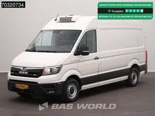 MAN TGE 3.180 Automaat Koelwagen Thermo King V-300 MAX L3H3 180PK Airco Cruise Camera Euro6 L2H2 Koel Koeler Kühl Kühler Kühlwagen Kühlkasten Airco Cruise control
