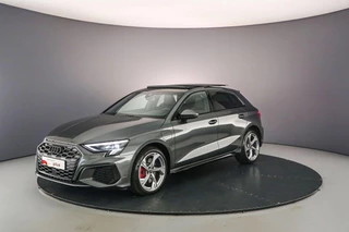 Audi A3 Sportback 45 TFSI e 245PK S edition  Competition| Panoramadak | Stoelverwarming | Elekt.bestuur.stoel | Zwart-Optiek | 18-Inch | Adaptive-Cruise | Ambient-Lightning | Rood-Stiksel |