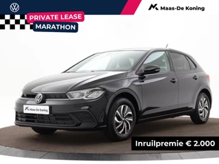 Hoofdafbeelding Volkswagen Polo Volkswagen Polo Life Edition 1.0 TSI 95 pk 5 versn. Hand  · Achteruitrijcamera · Parkeersensor achter · Velgen 'essex', 15 inch lichtmetaal