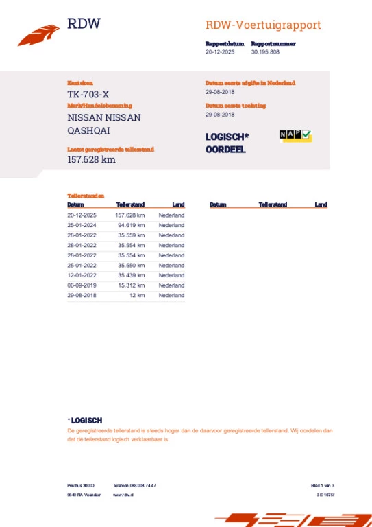 Hoofdafbeelding Nissan QASHQAI