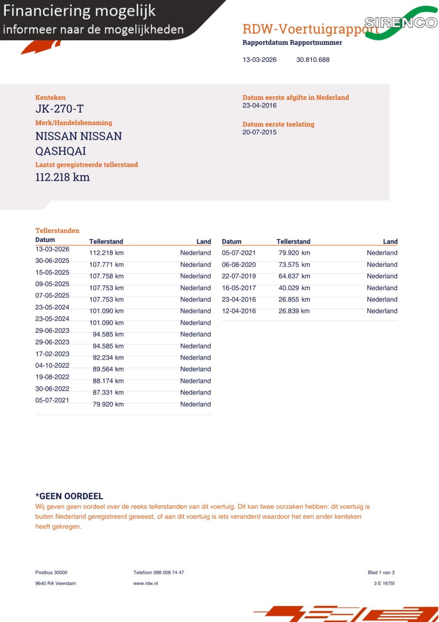 Hoofdafbeelding Nissan QASHQAI