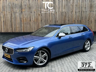 Volvo V90 2.0 D3 R-Design Automaat | Panoramadak | Volleer | Camera met rondomzicht | Bowers&Wilkins | Adaptieve cruise control | Head-up Display | Apple CarPlay | LED | Parkeersensoren voor en achter