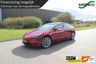 Tesla Model 3 Long Range AWD 75 kWh autopilot leder panodak stoelverwarming v+a dab adaptive cruise regen en lichtsensor