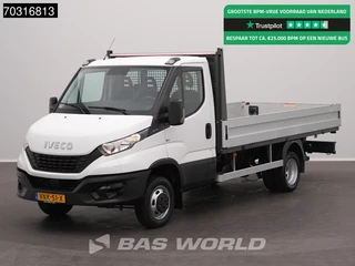 Iveco Daily 35C14 Open Laadbak Dubbellucht 3,5t Trekhaak Airco Cruise Euro6 Pritsche Pickup Open Box Airco Trekhaak Cruise control