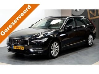 Volvo V90 2.0 T4 140kW/190pk Aut8 Inscription PANORAMADAK + ADAPT.CRUISE + PILOT ASSIST + CAMERA + KEYLESS ENTRY&GO + STOELMASSAGE + HEAD-UP + STUURVERWARMING + STOELVERWARMING V&A + BLIS + LANE ASSIST + PARKSENSOREN + 18" LM-VELGEN!!