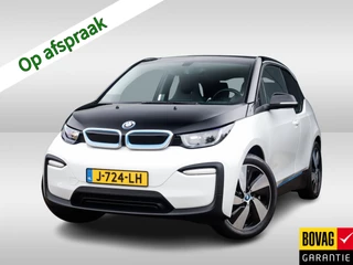 BMW i3 Basis 120Ah 42 kWh (170 PK) 1e-Eig. & Keurig-Onderh. BOVAG-Garantie. NL-Auto. Warmtepomp, Cruisecontrol, Keyless-Start, Parkeersensoren, Navigatie, Airco, Bluetooth, Stoelverwarming, Licht-Zicht-Pakket, Lm-Velgen-19Inch, Privacy-Glas