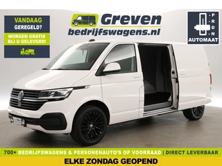 Volkswagen Transporter 2.0 TDI 150PK L2H1 Automaat | Airco | Camera | Carplay | Cruise | 3 Persoons | Trekhaak | Schuifdeur L+R | 18''LMV