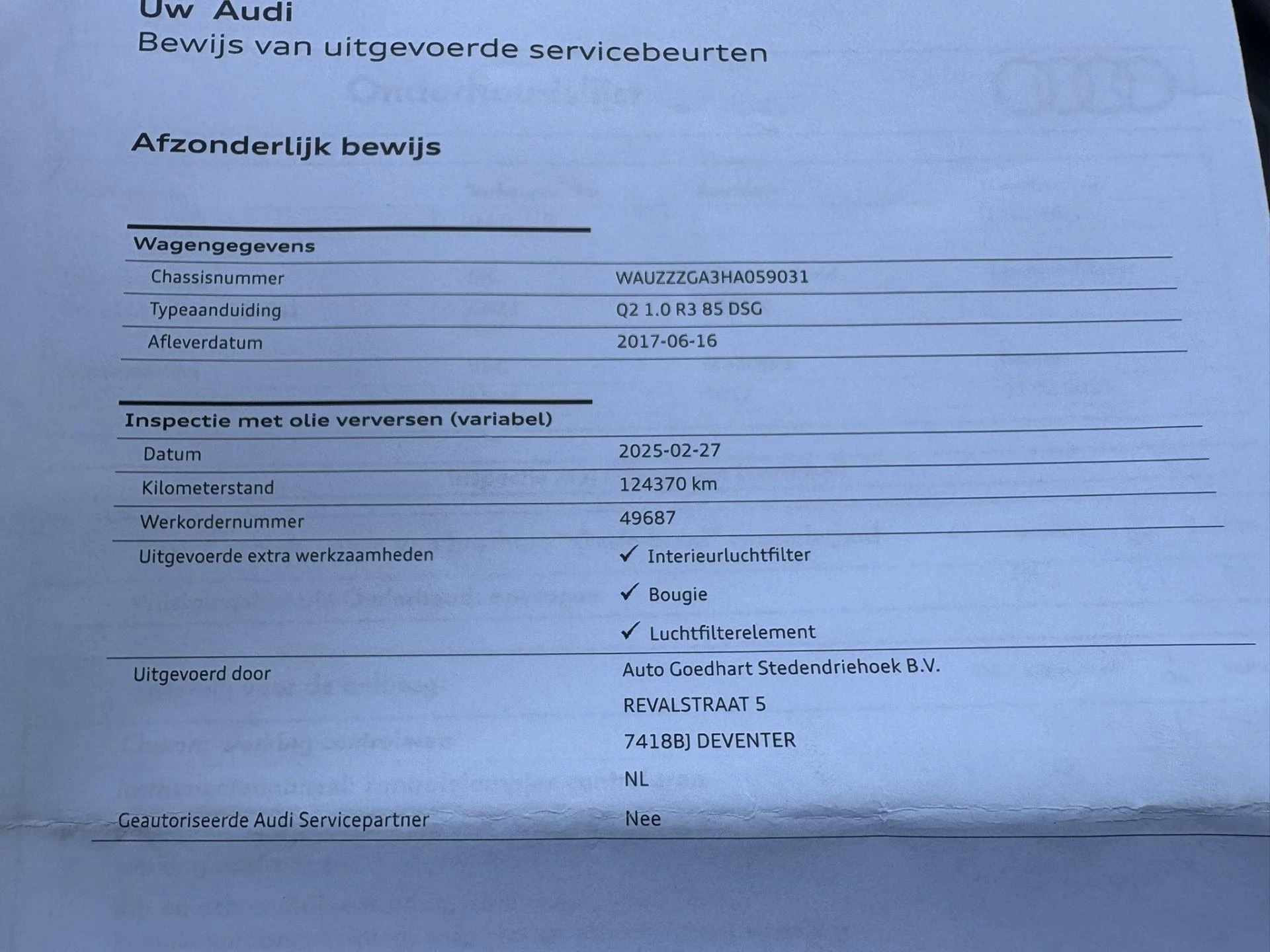 Hoofdafbeelding Audi Q2