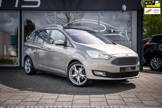 Ford Grand C-Max 1.0 Titanium|Apple Carplay|Eerste Eigenaar|Dealer onderhouden|Navi|Cruise Control|Pano|Keyless|